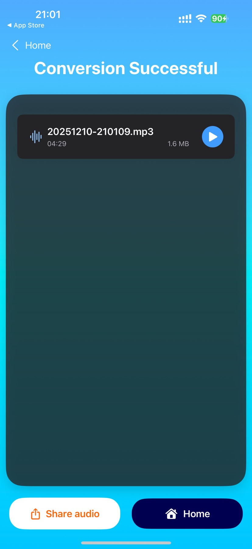 【iOS限免】Videoto Audio 音频格式转换