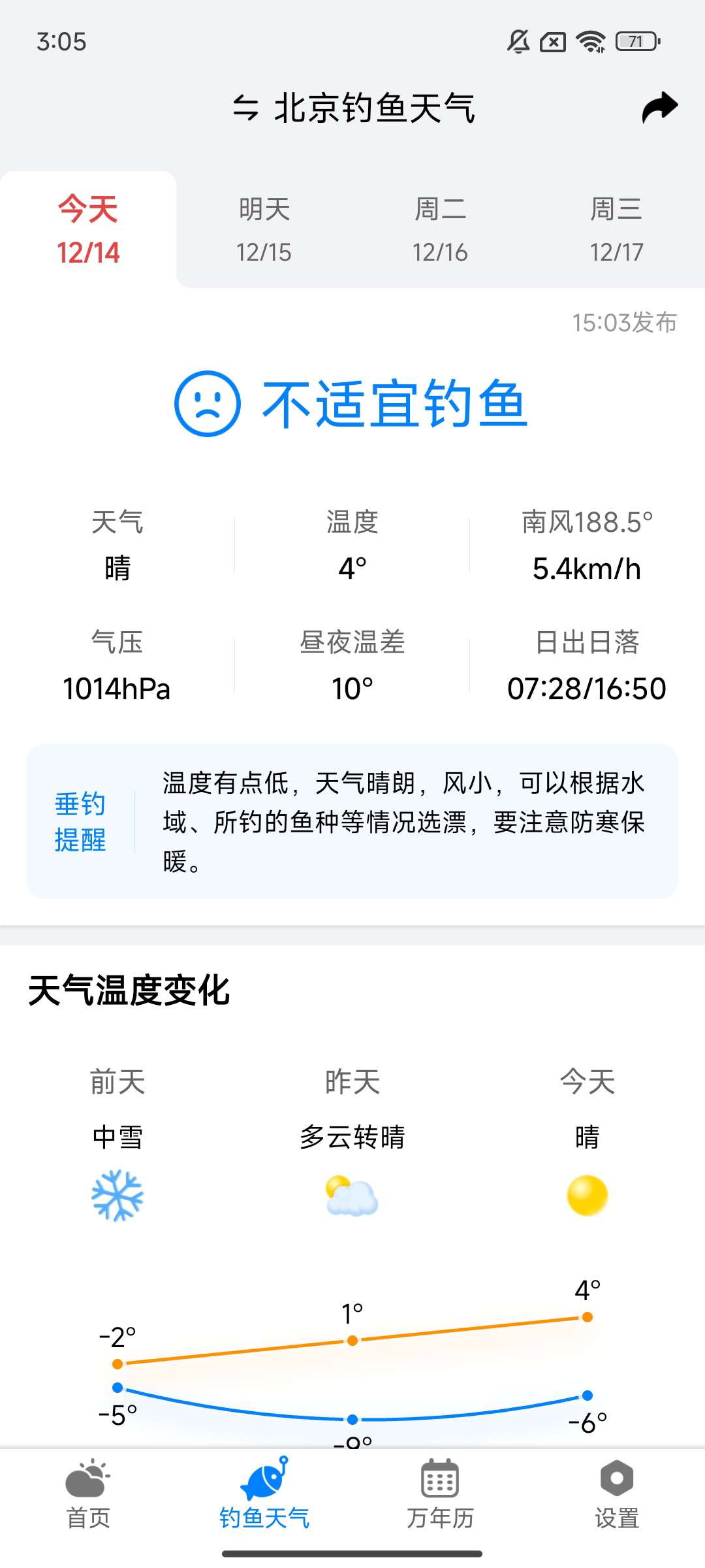 【手机软件】准雨天气大字版天气预报大字版 适合老人